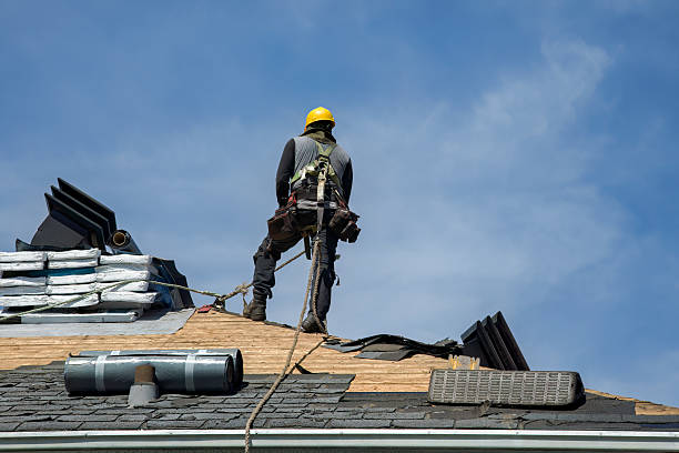 Professional Roofing technician working in Dublin, NH